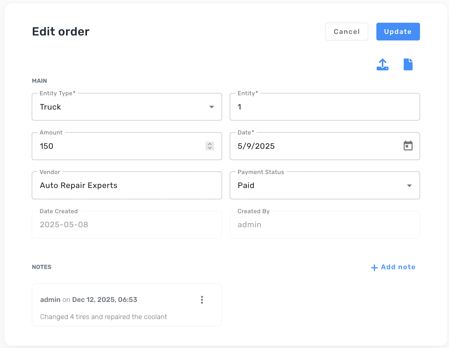 Loginova Maintenance Details